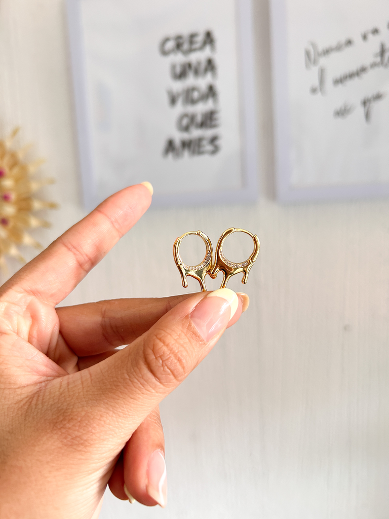 Pendientes Gotas Circon