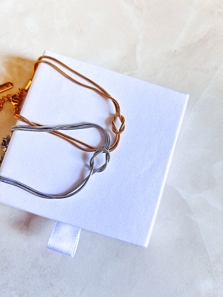 Dúo Brazaletes Pareja (Bañadas en Oro)