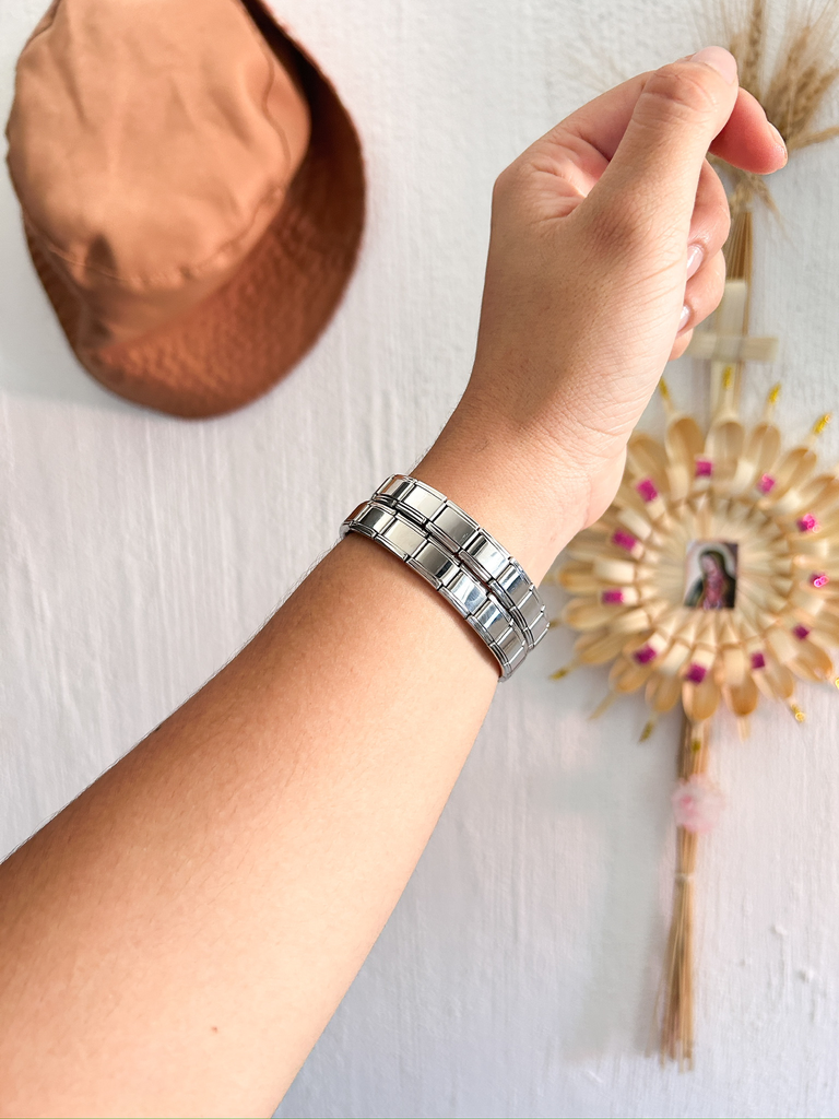 Pulsera Italiana Plata